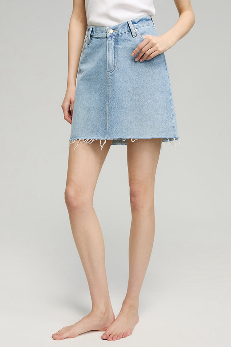 V-Waist Mini skirt HJ811 - JUSTLUXURY