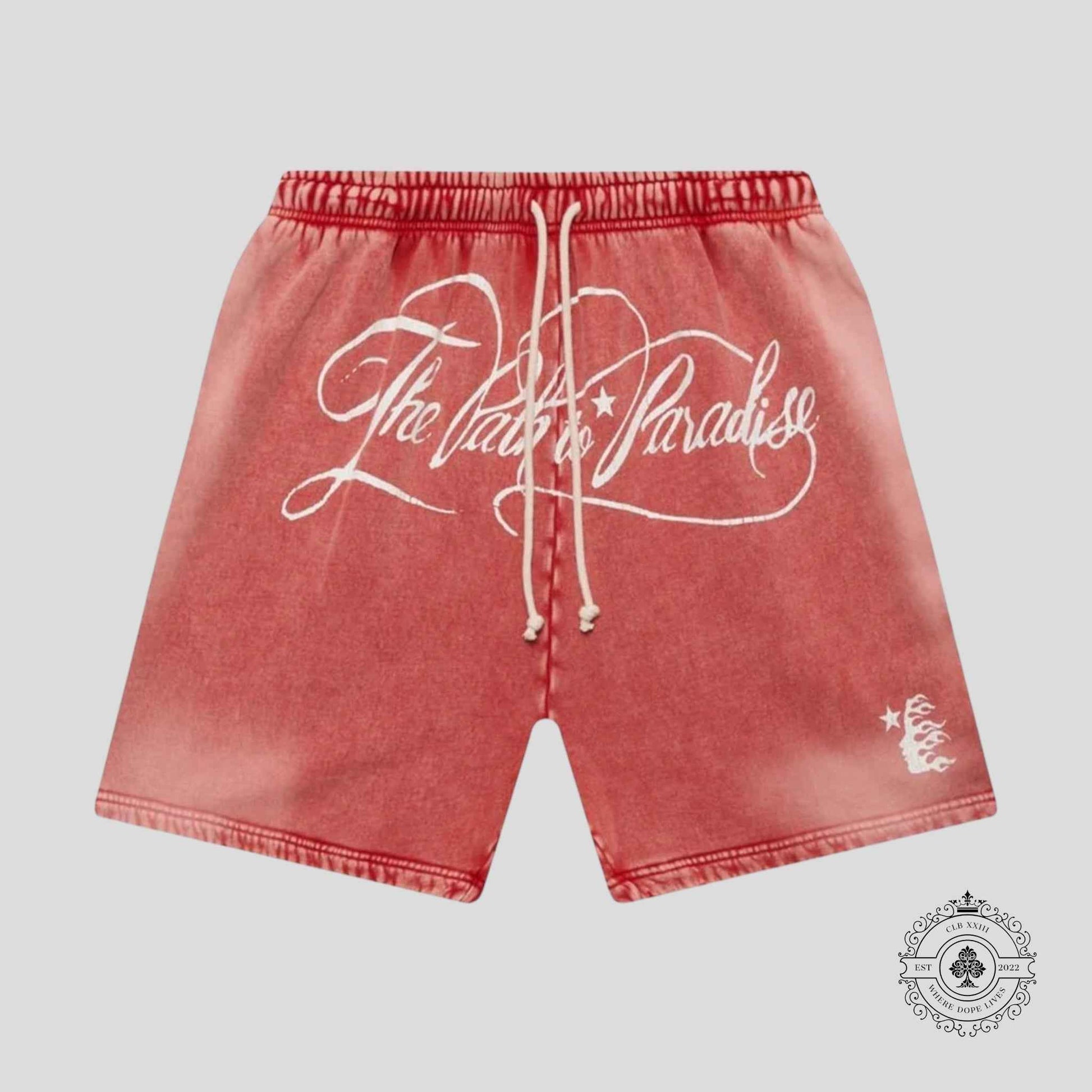 Hellstar Path to Paradise Shorts in Red