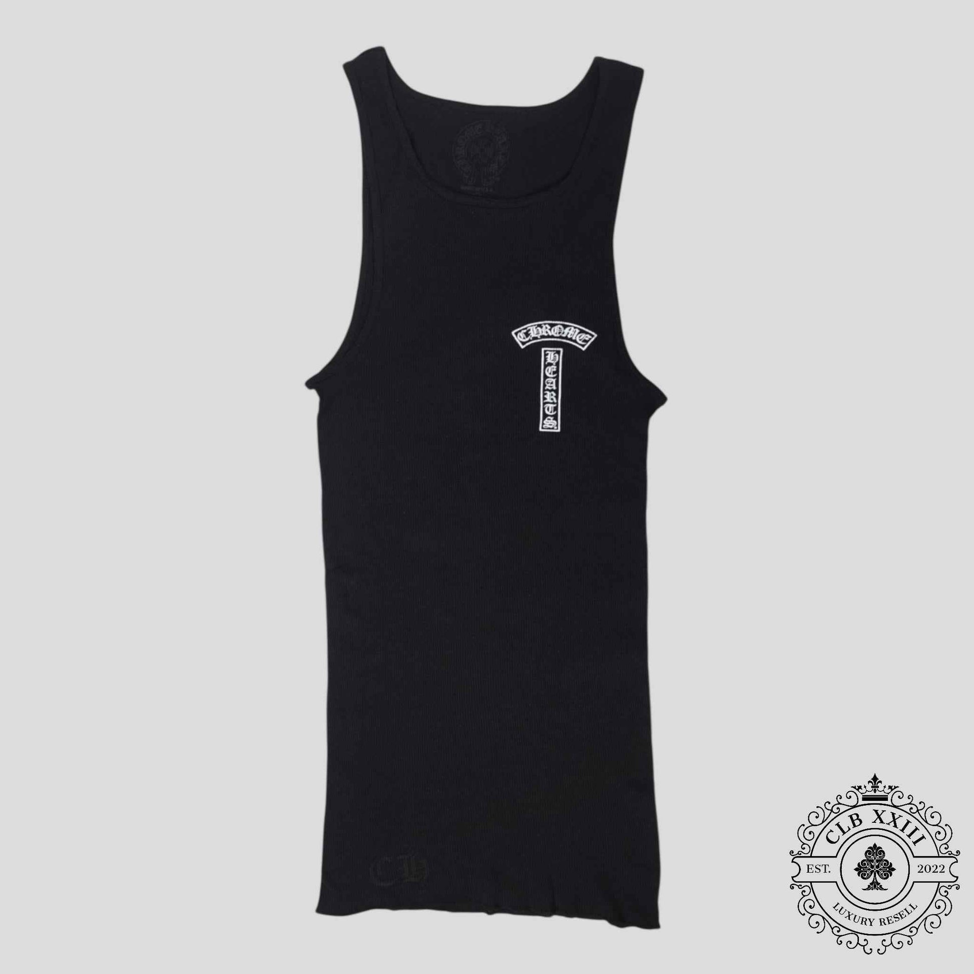 Chrome Hearts Cross Tank Top in Black