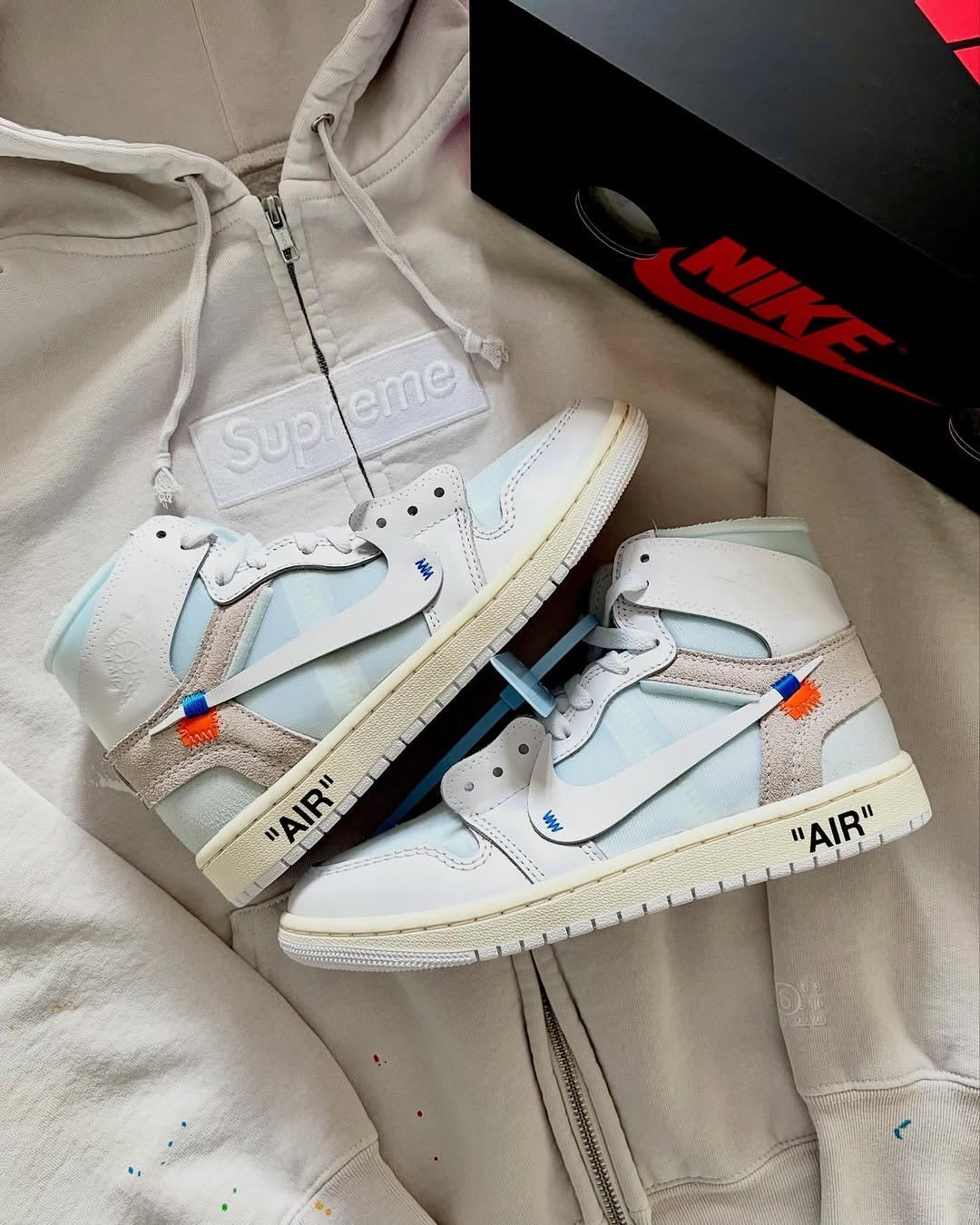 Air Jordan 1 OFF-White Virgil Abloh Sneakers