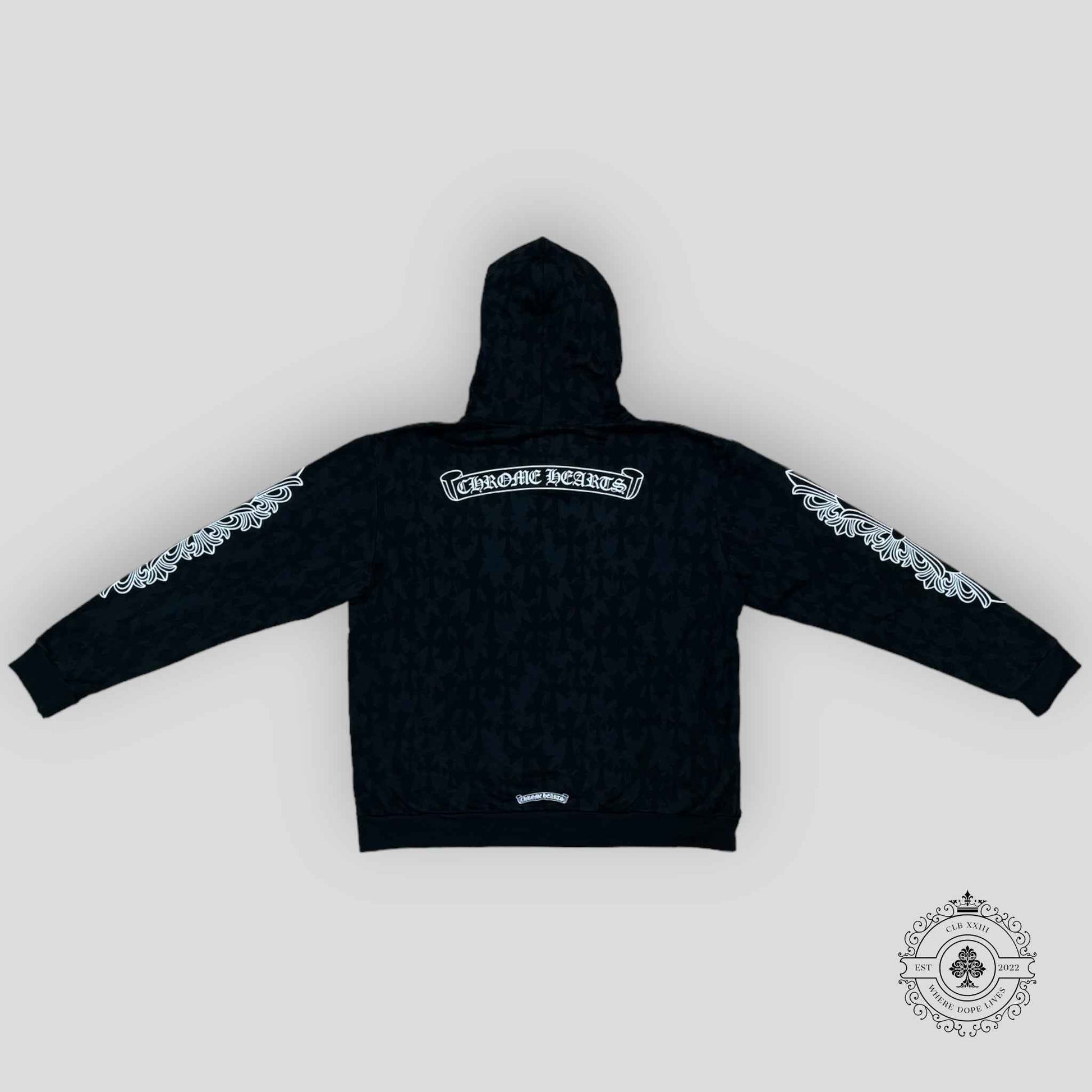 Chrome Hearts Cemetery Zip-Up Hoodie