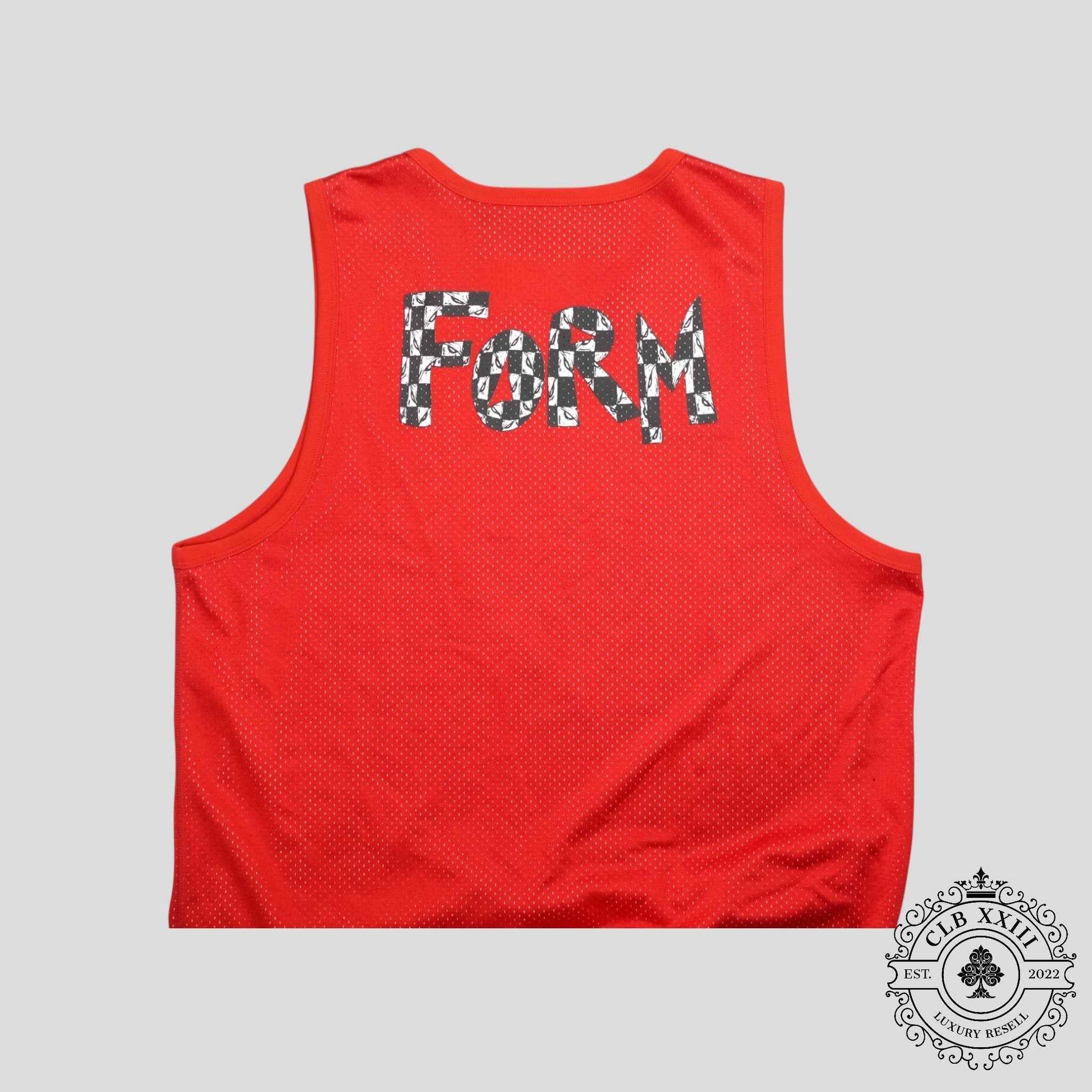 Chrome Hearts Reversible Mesh Team 99 Jersey in Red