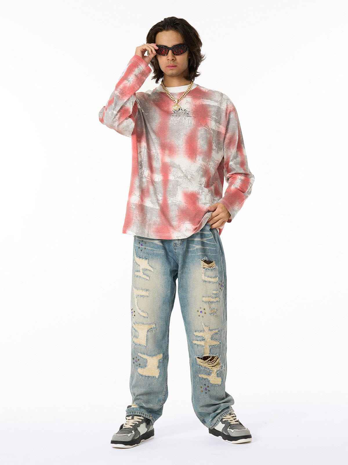 Long Sleeve Dirty Gradient