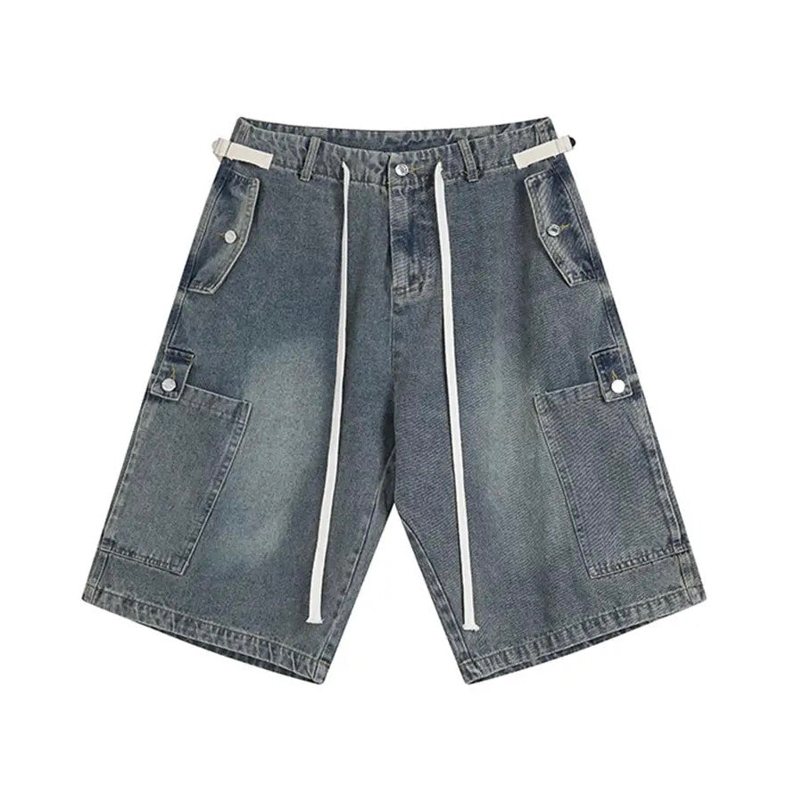 Bliss Drawstring Denim Shorts
