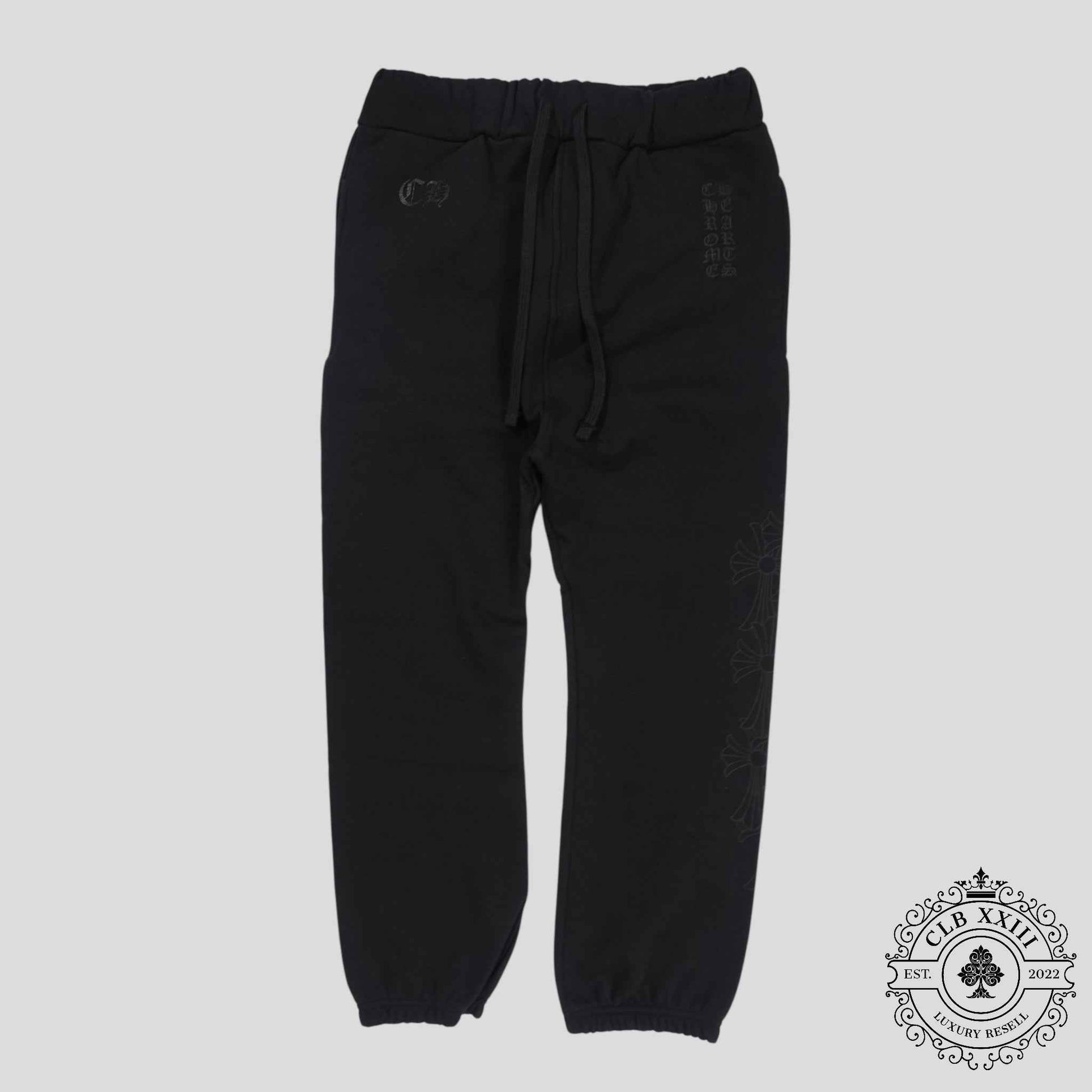Chrome Hearts Triple Black Miami Exclusive Sweatpants
