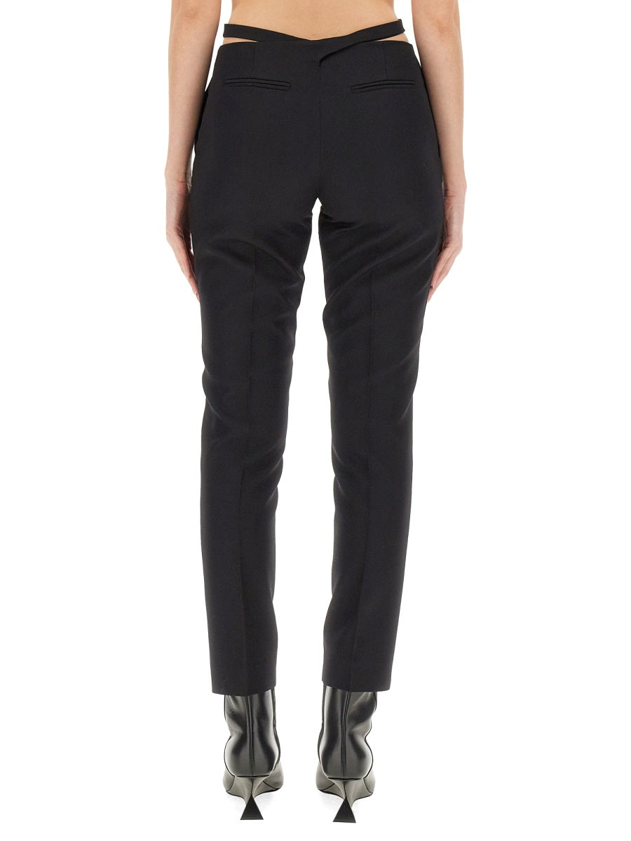 The Attico Women Cut Out Pants