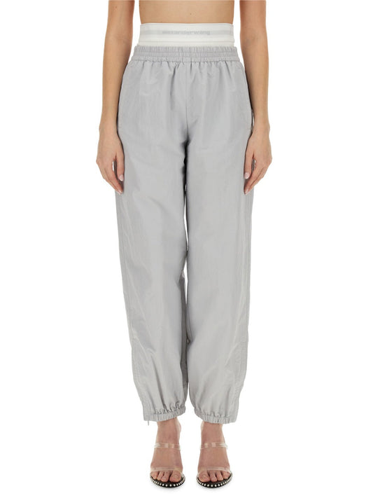 Alexander Wang Women Sports Pants With Integrated Underwear