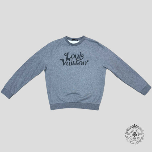 Louis Vuitton Nigo Squared LV Crewneck in Grey