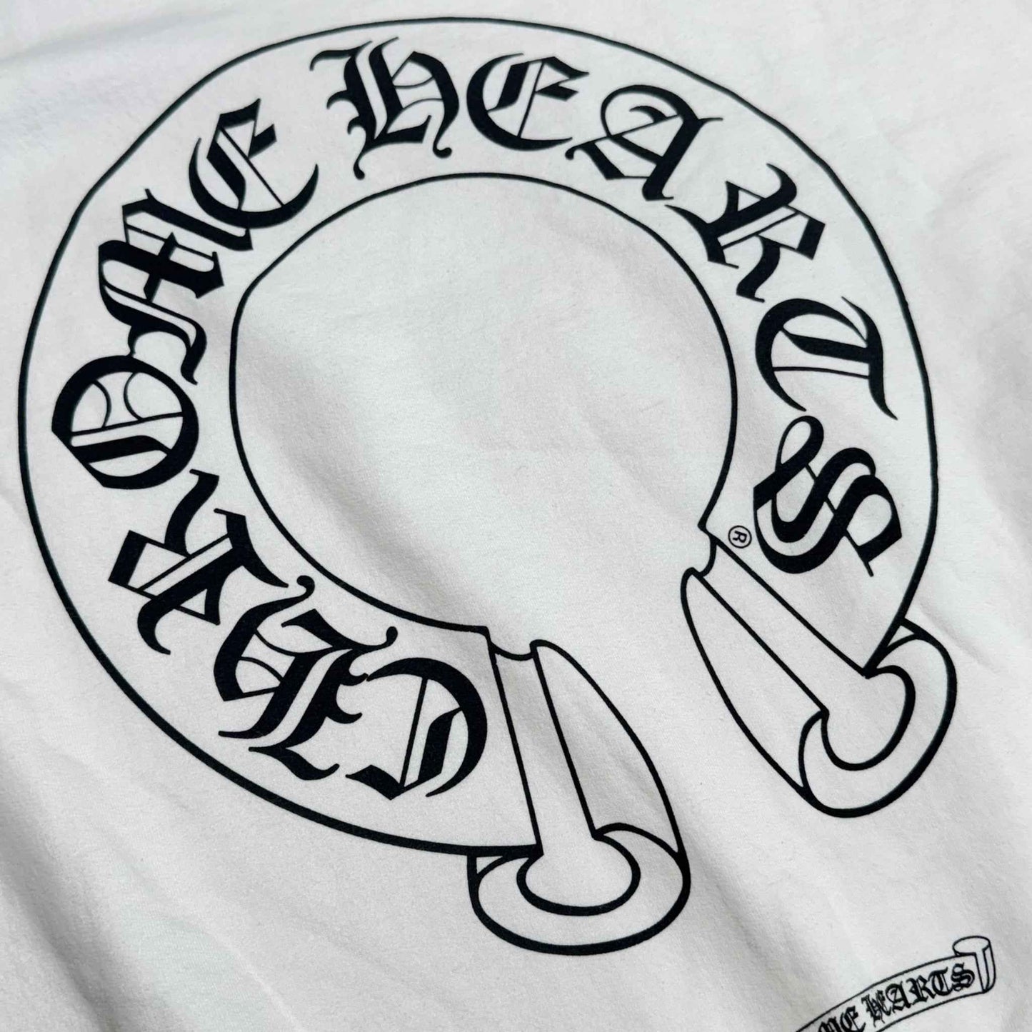 Chrome Hearts Horseshoe Logo Crewneck in White