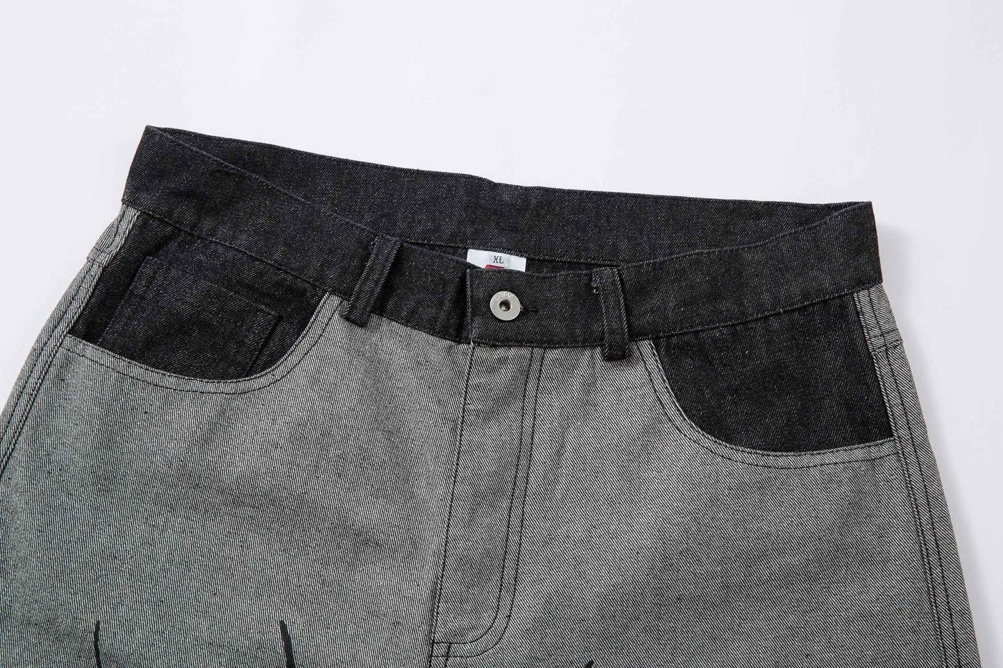 Tribal Flame Print | Baggy Jeans