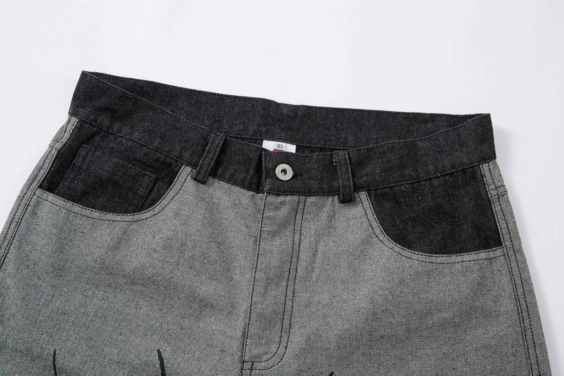 Tribal Flame Print | Baggy Jeans
