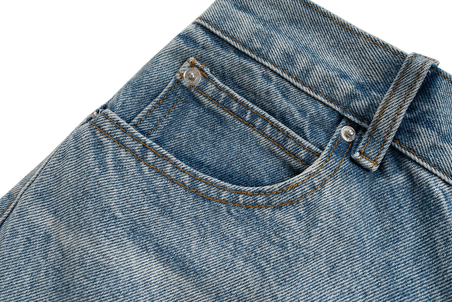 Stacked Washed Blue | Wide Jeans