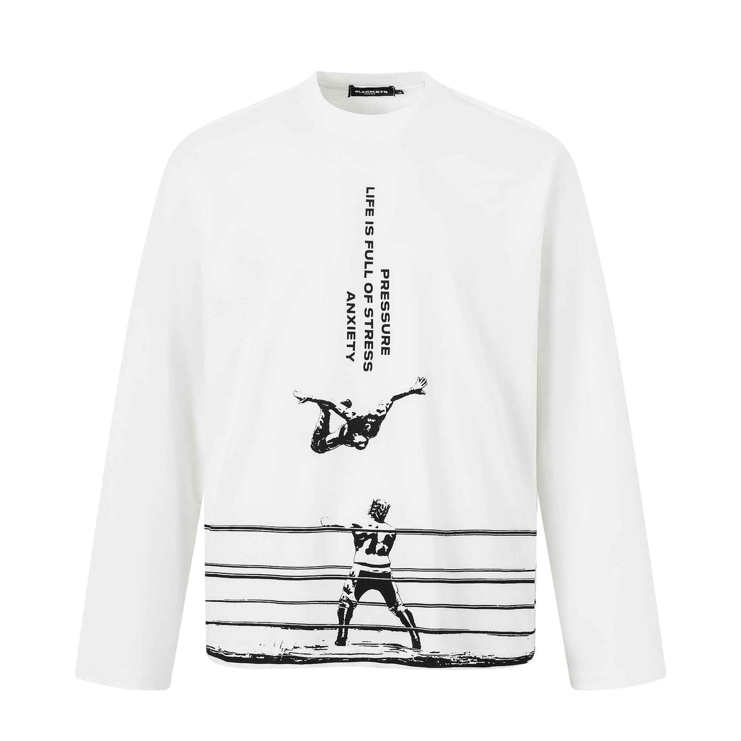 Wrestling Graphic Print | Streetwear Sweatshirt