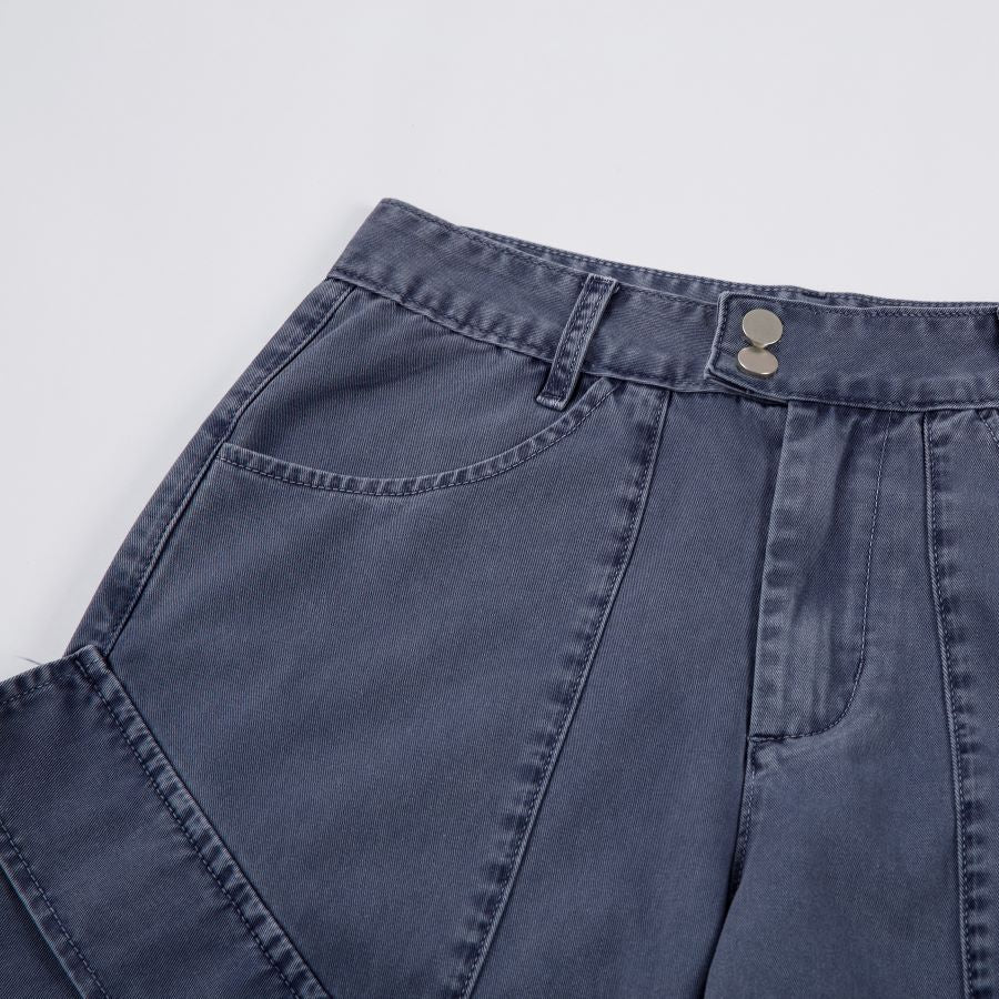 Paneled Utility Barrel Pants