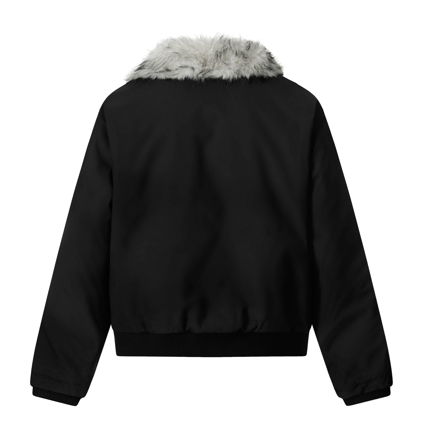 Faux-Fur Panel | Asymmetric Winter Jacket