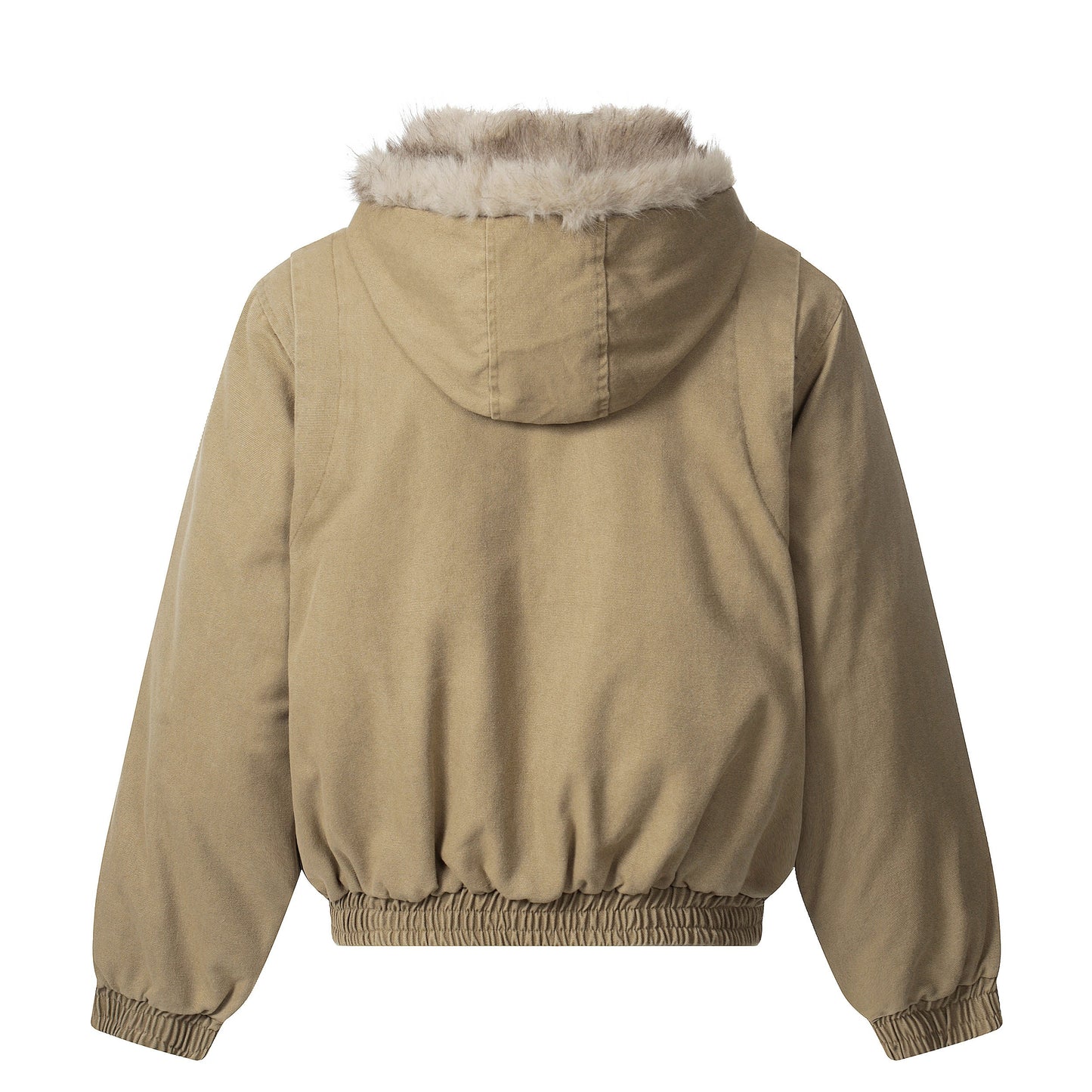 Denim Textured | Fur Streetwear Jacket