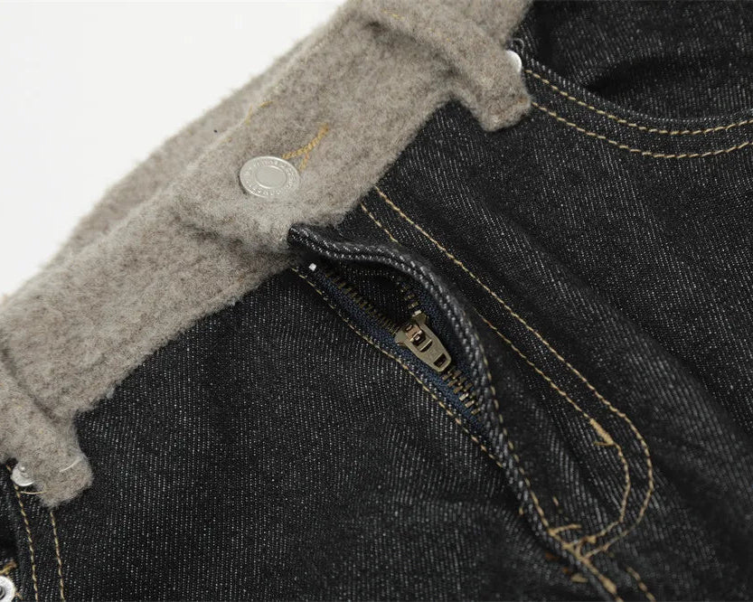 DualTone Curve Baggy Jeans