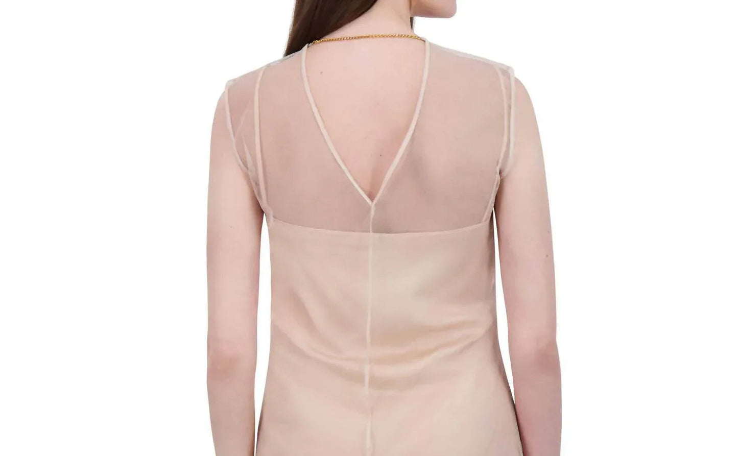 Gilded Fairy Crew Neck Tulle Top