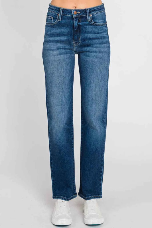 Siena Dark Straight Leg Denim - L.T.J.