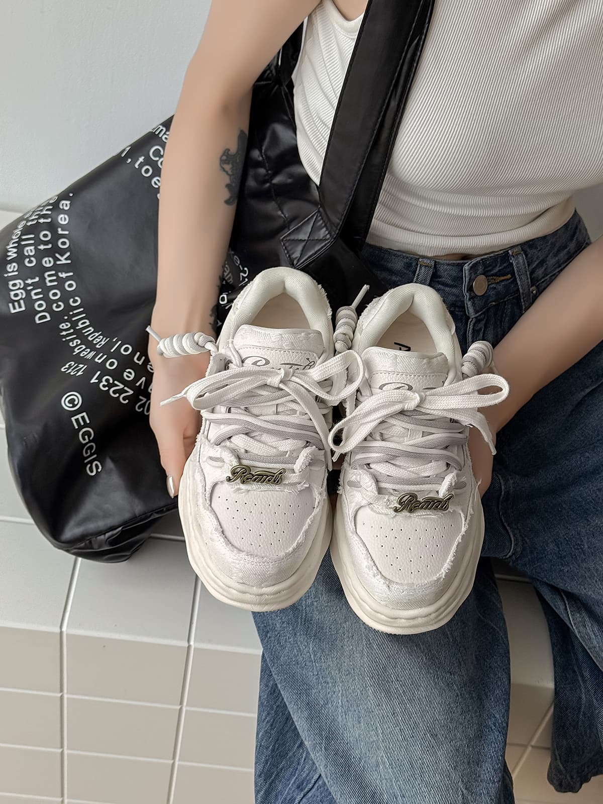Sneakers Retro Washed