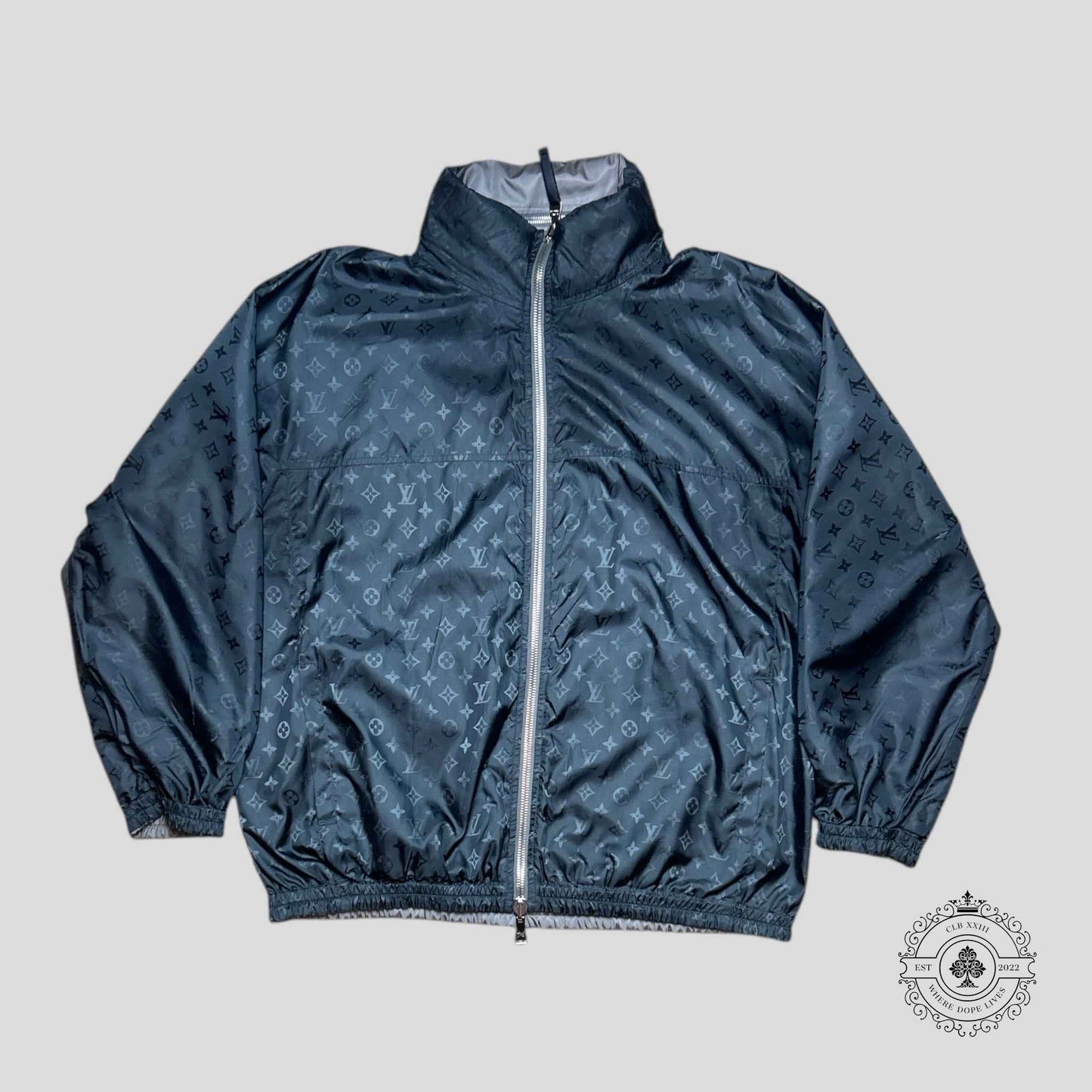 Louis Vuitton Monogram Reversible Windbreaker in Grey