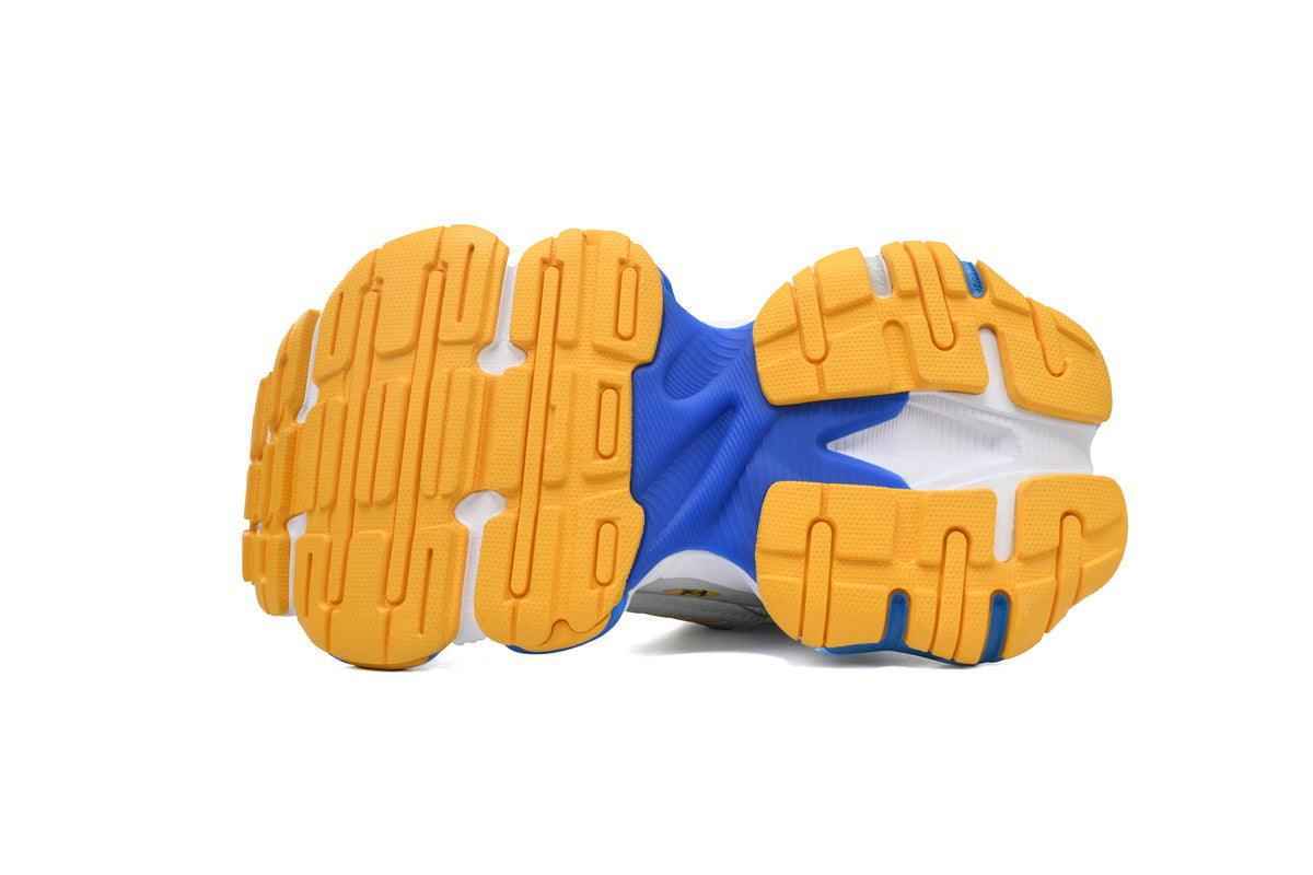 Custom BLCG White Blue Yellow Sneaker W2MV1 SneakerNational