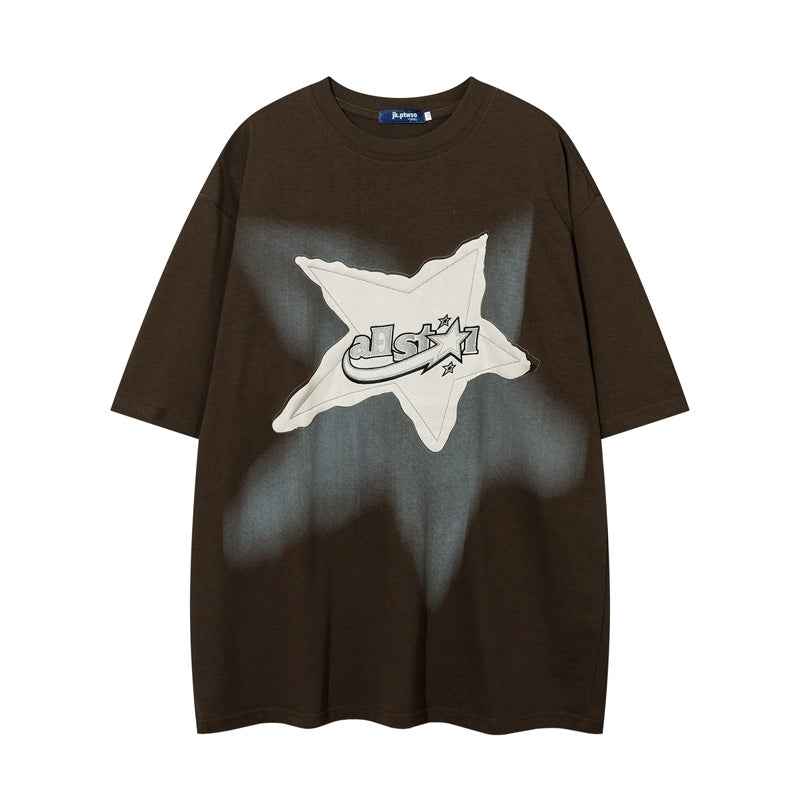 Star Patch | Hip Hop T-Shirt