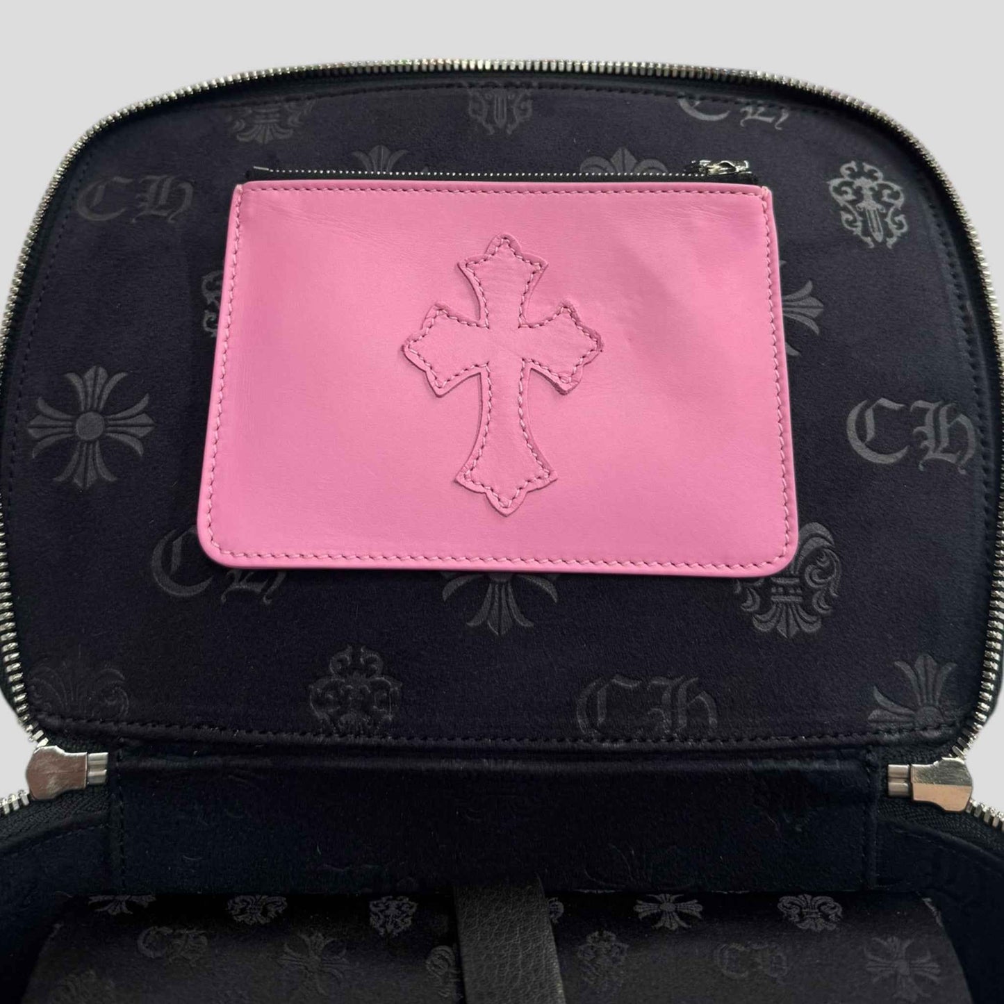 Chrome Hearts Jewelry Case in Leopard / Pink