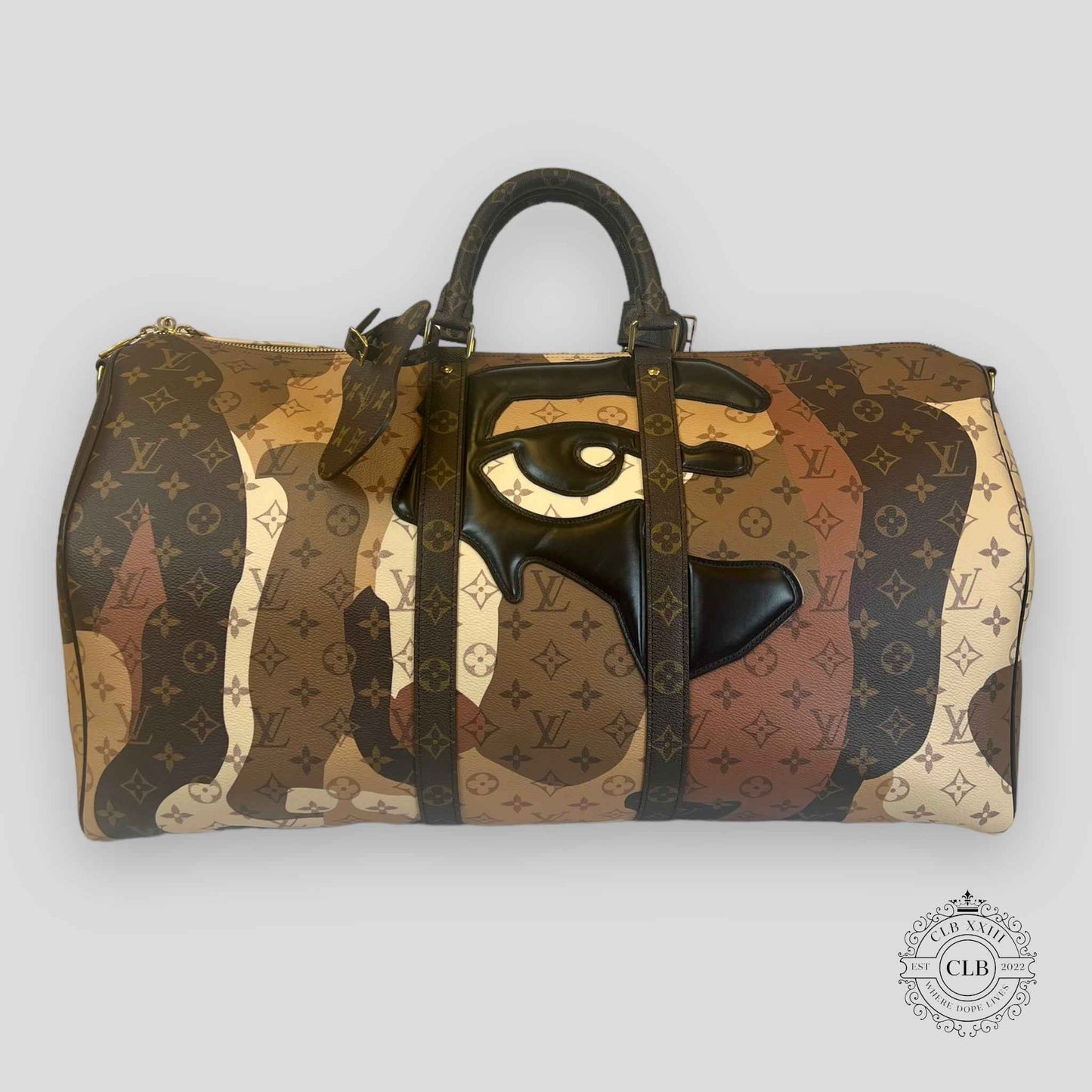 LOUIS VUITTON PORTRAIT KEEPALL 55 - BROWN