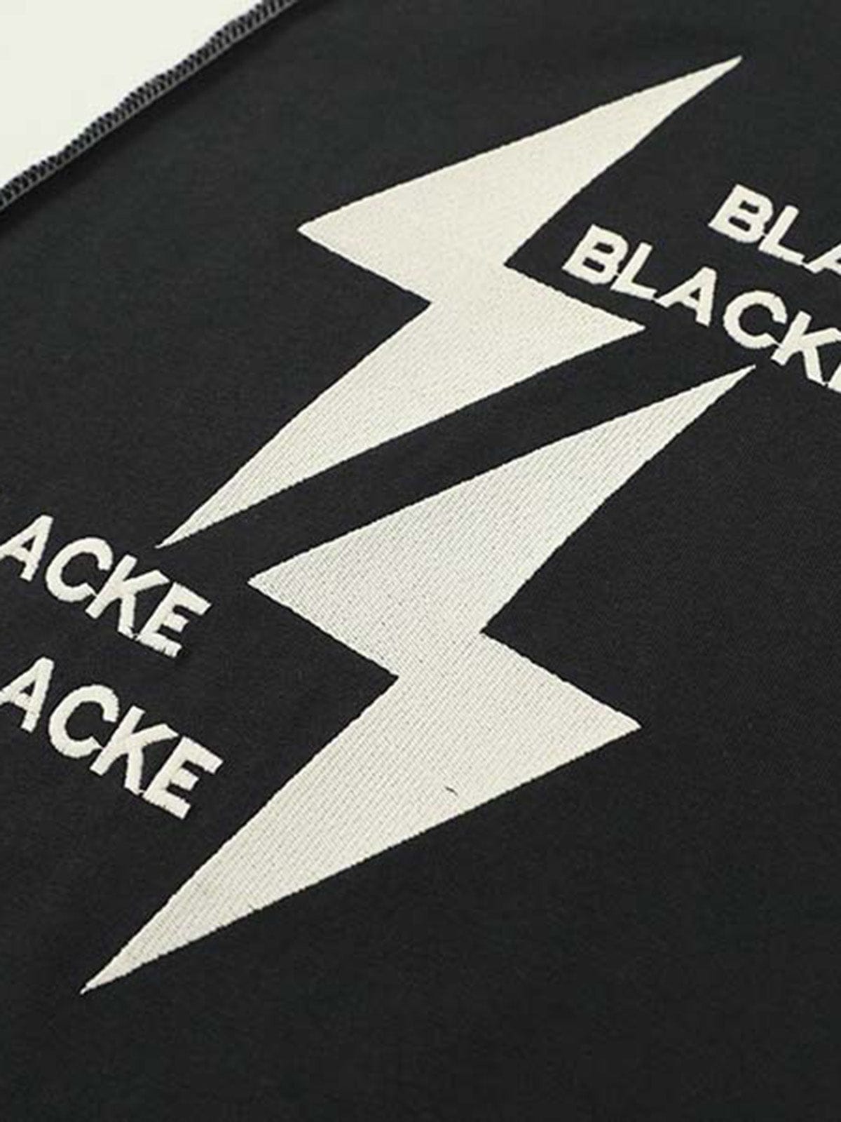 Long Sleeve Lightning Letters
