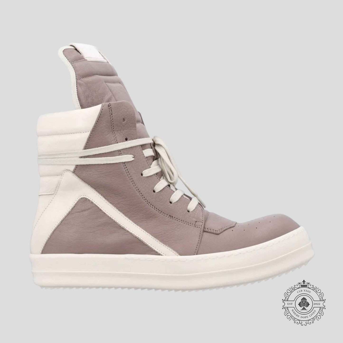 Rick Owens Geobasket High Flesh Milk