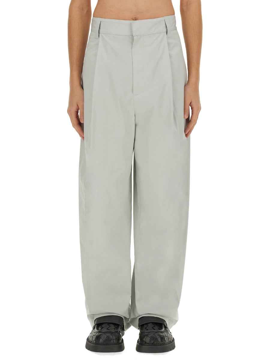 Bottega Veneta Men Silk And Cotton Pants