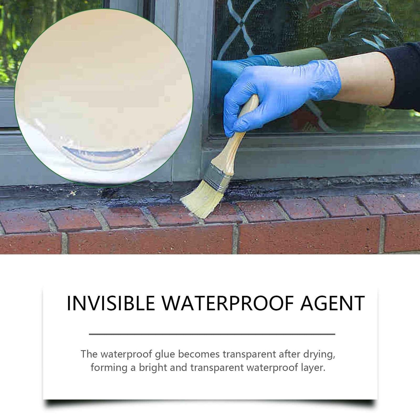 Jaysuing Transparent Waterproof And Leak Proof Agent, Waterproof Invisible Wear Resistant Sealing Glue Construction Site Household Leak Proof Agent