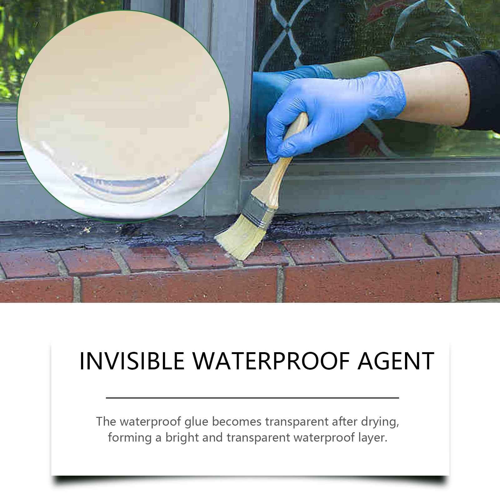 Jaysuing Transparent Waterproof And Leak Proof Agent, Waterproof Invisible Wear Resistant Sealing Glue Construction Site Household Leak Proof Agent