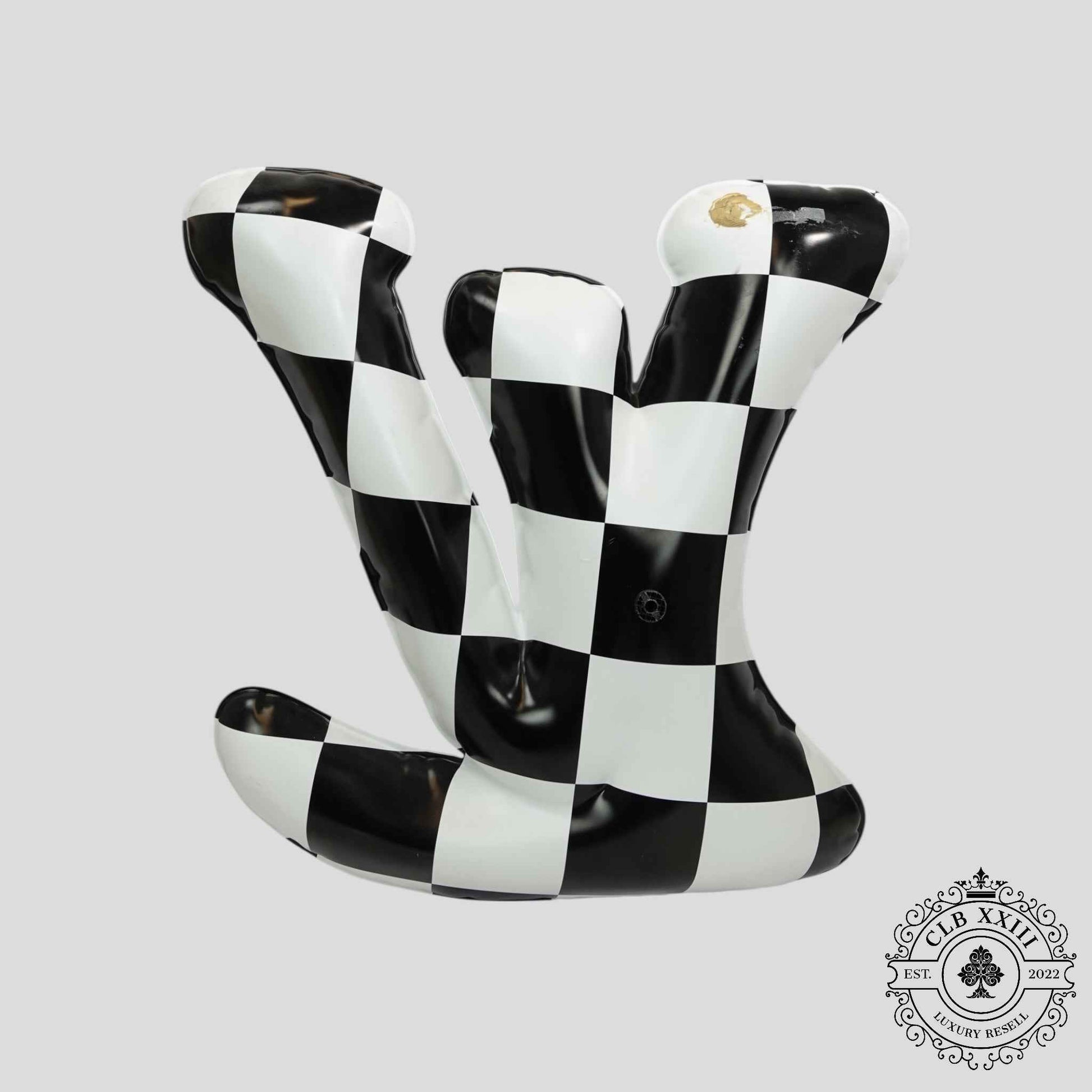 Louis Vuitton Bubble LV Checker Print Display