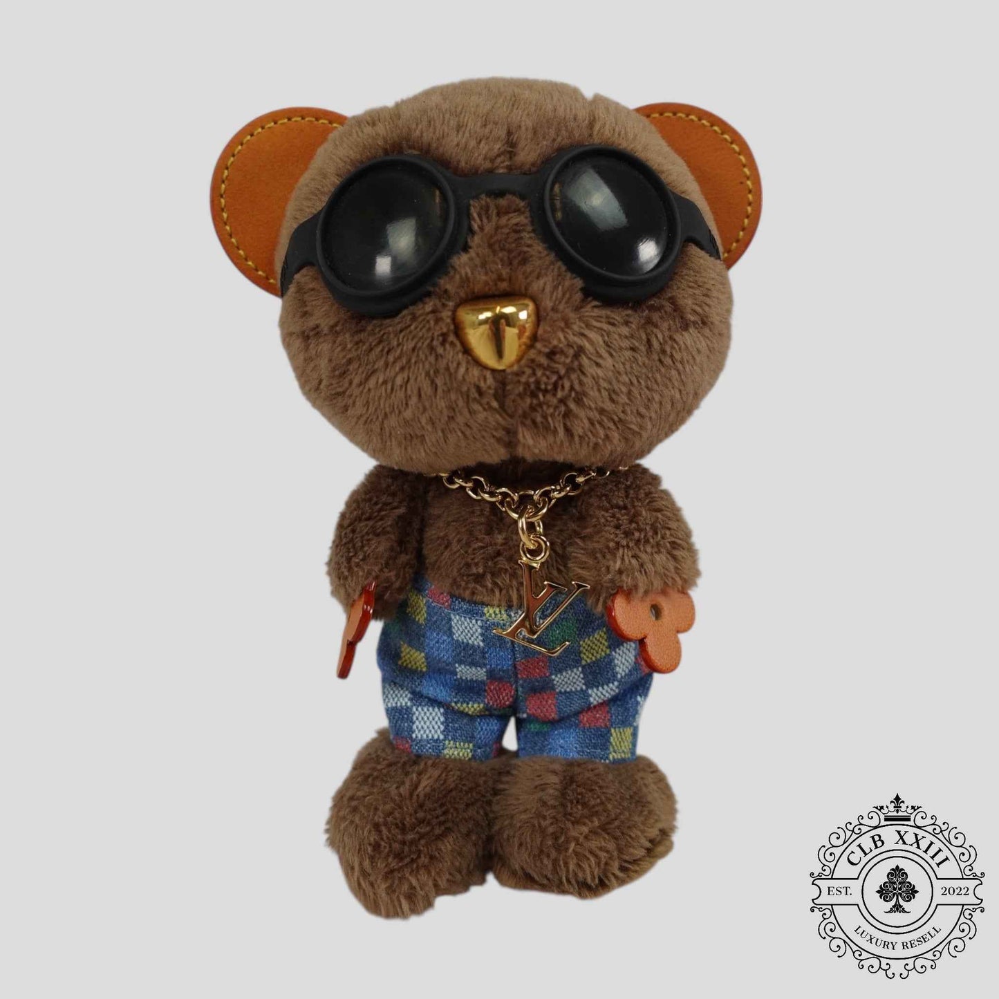 Louis Vuitton LV Bear Bag Charm Blue