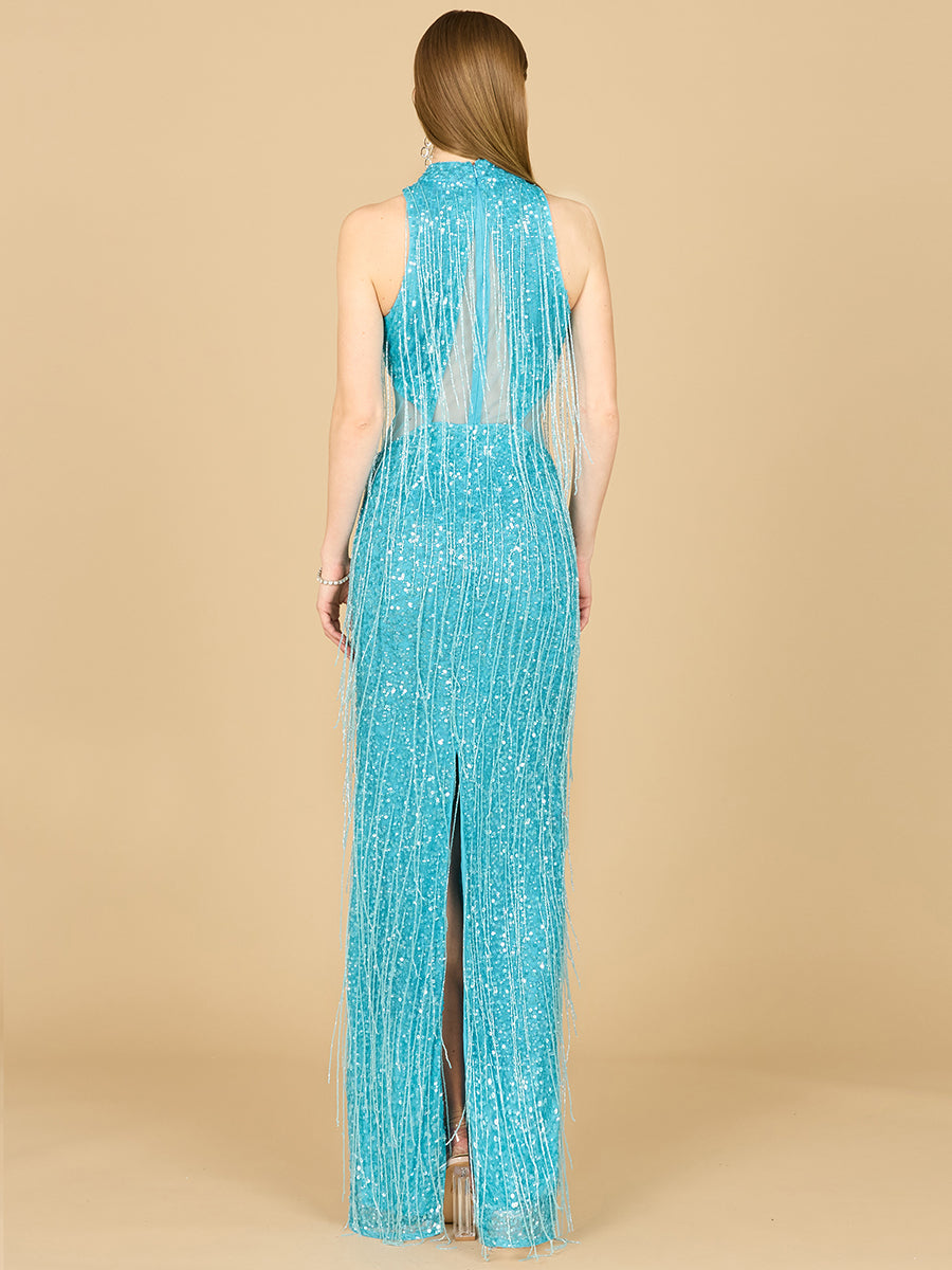 Carrie Fringe Beaded Dress  - OUTLET - JUSTLUXURY