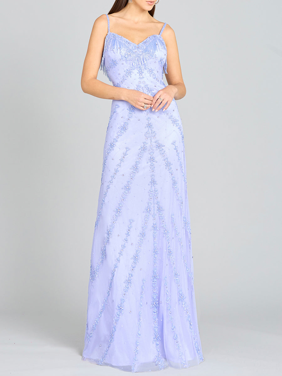 Candy Beaded Gown - JUSTLUXURY