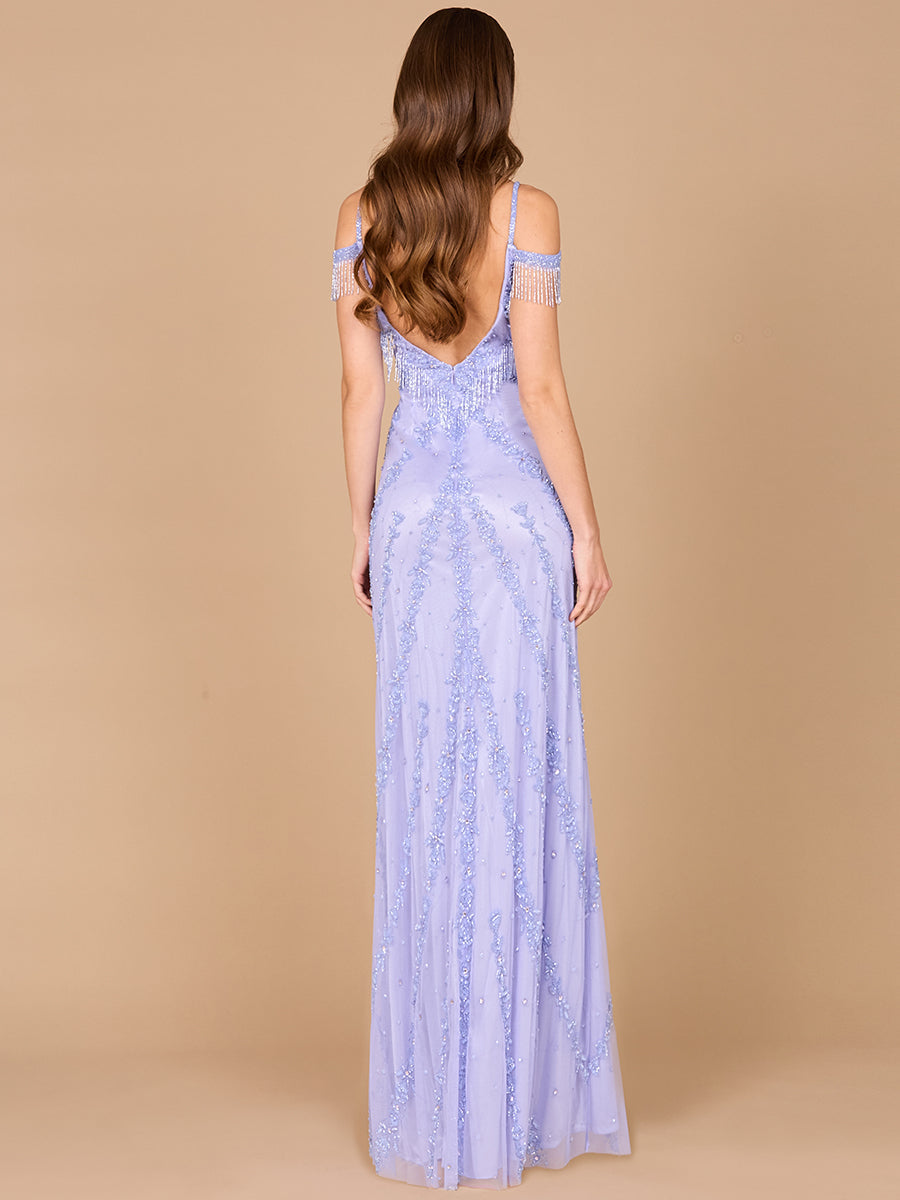 Candy Beaded Gown - JUSTLUXURY