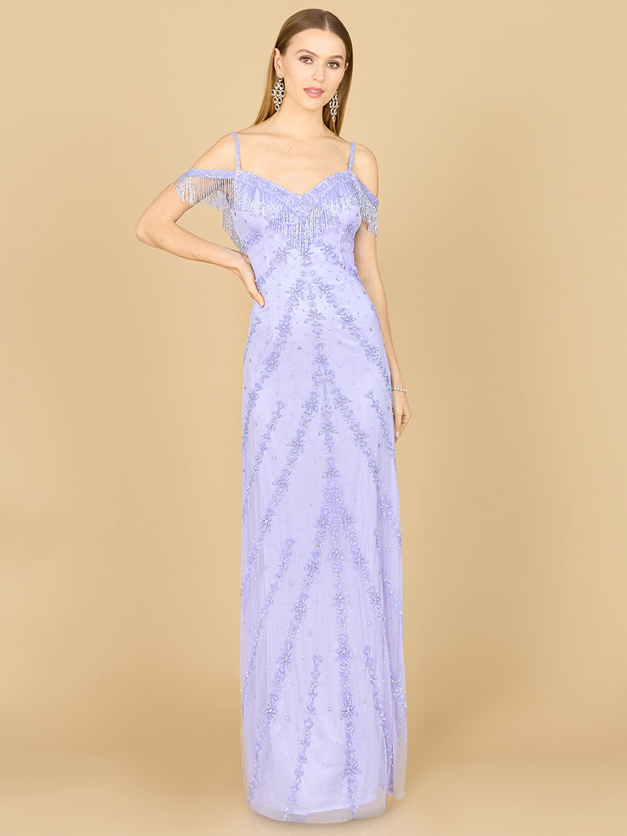 Candy Beaded Gown - JUSTLUXURY