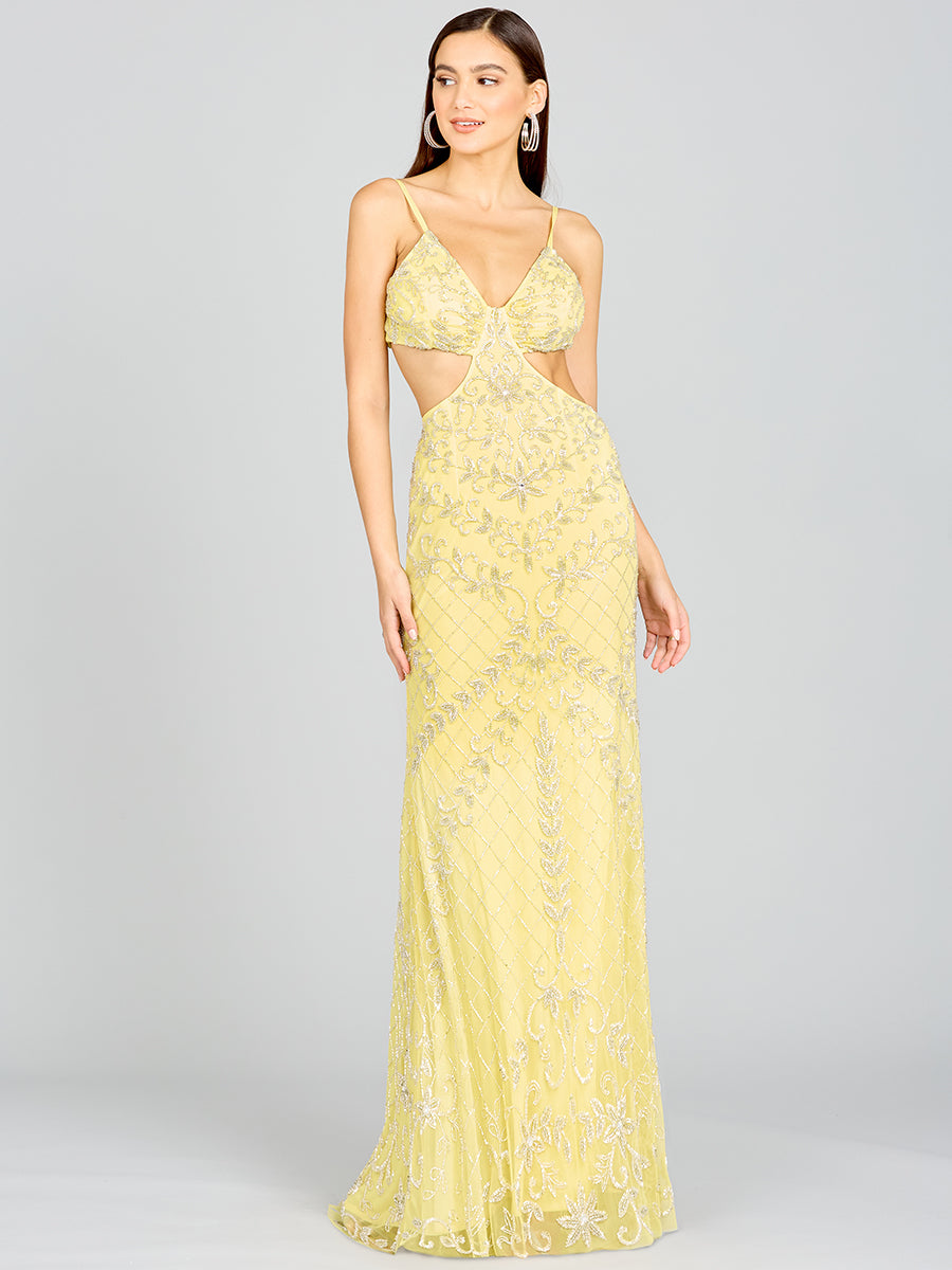 Countess Beaded Gown - JUSTLUXURY