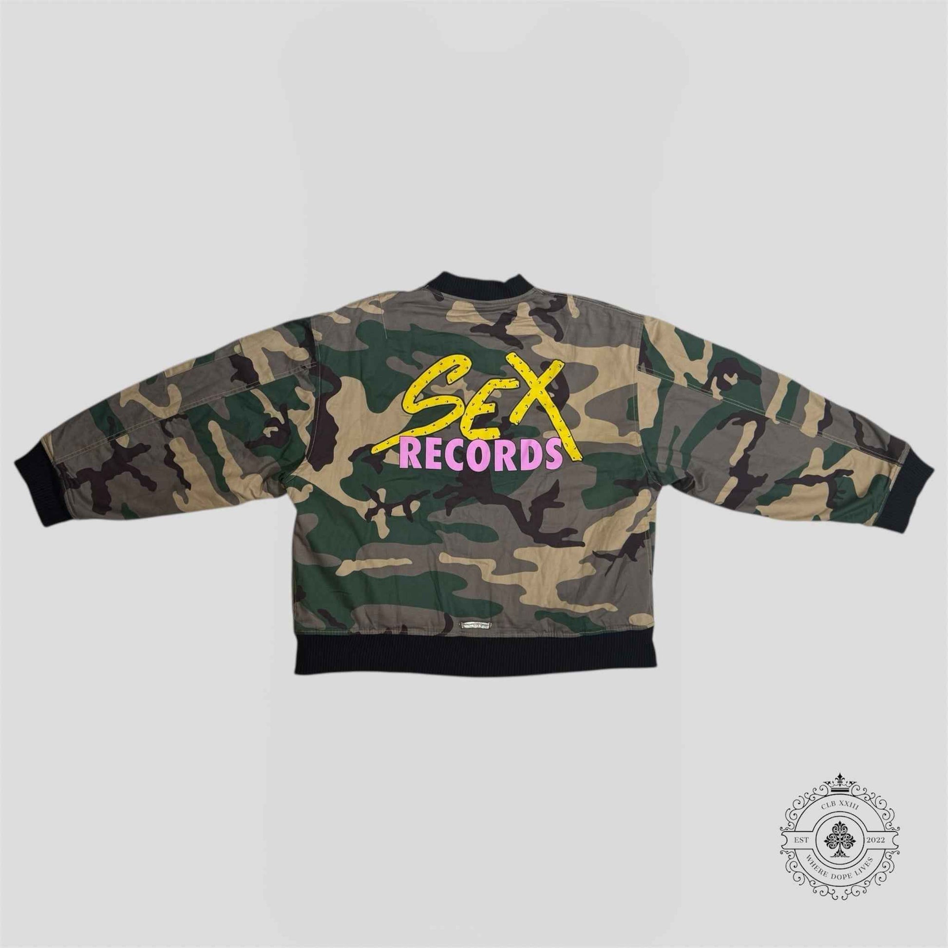 Chrome Hearts Matty Boy Sex Records Bomber Jacket
