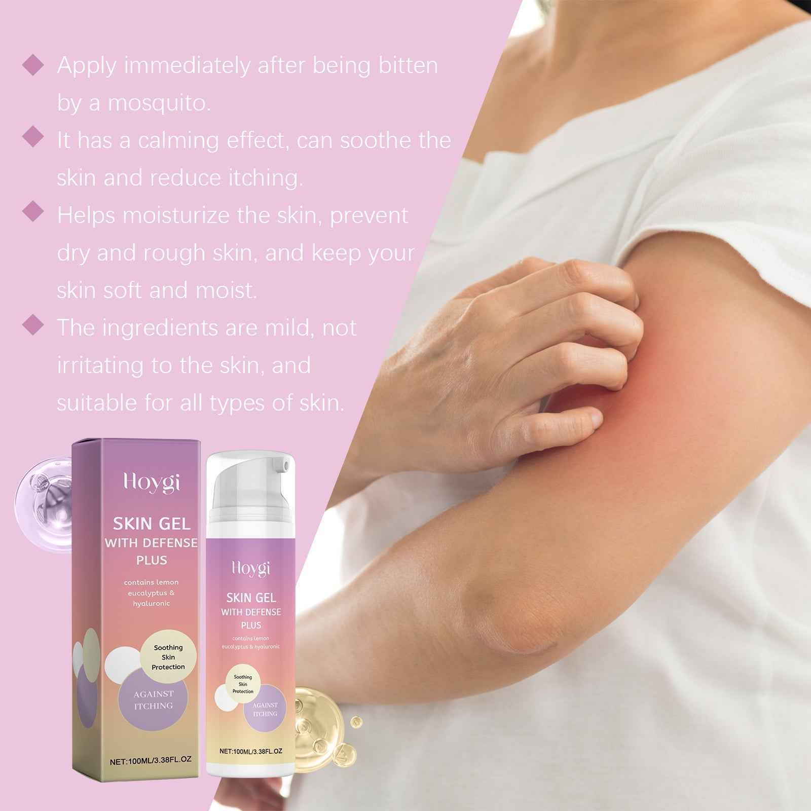 Hoygi Skin Care Gel Body Care Gel Skin Repair For All Skin Types Gentle And Refreshing