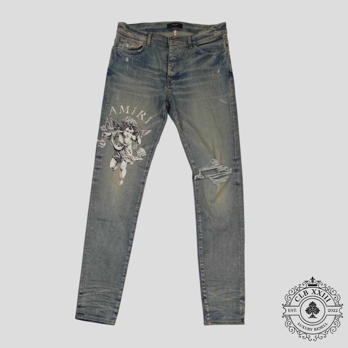 Amiri Cupid Jeans in Clay Indigo