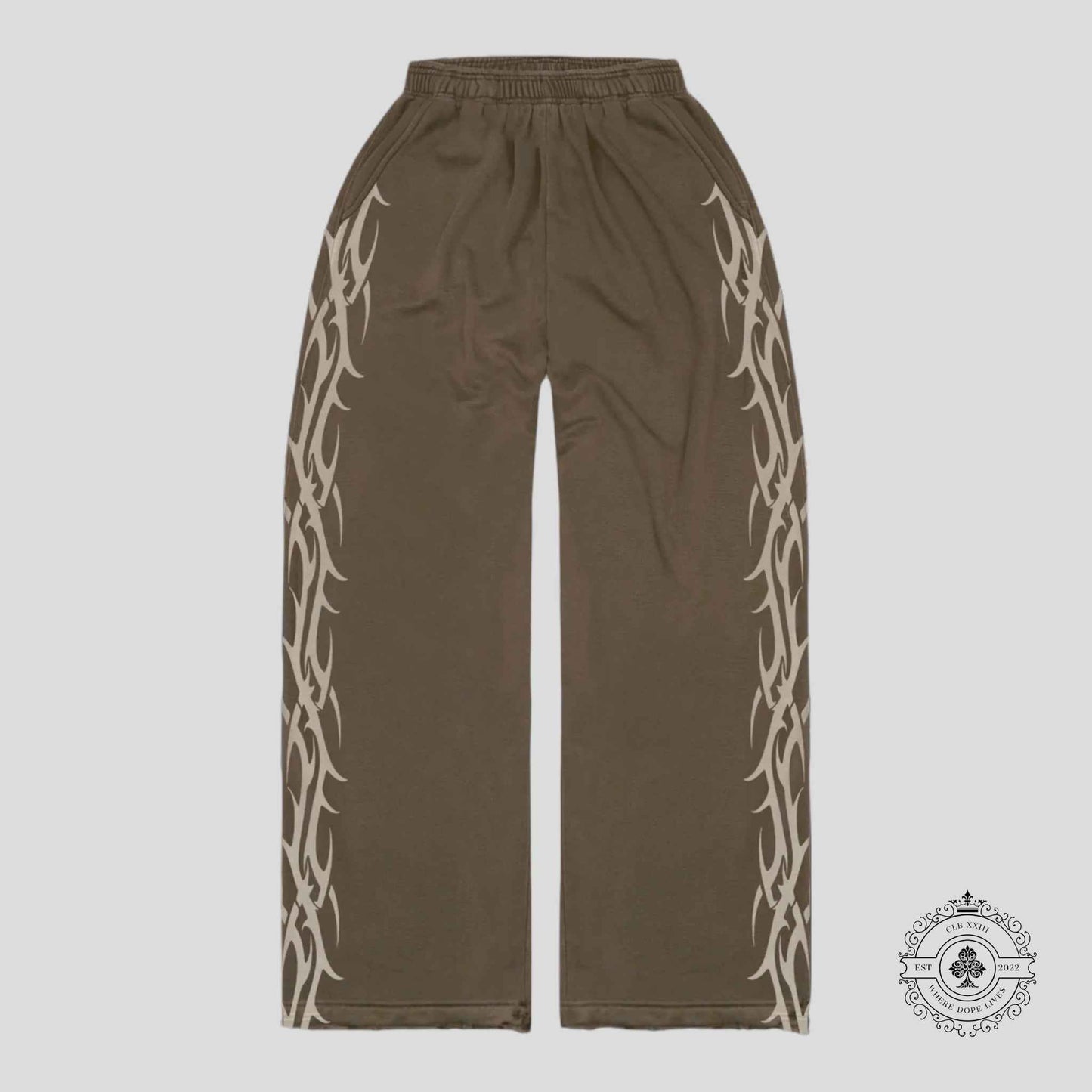 Bravest Studios Tribal Sweatpants in Brown