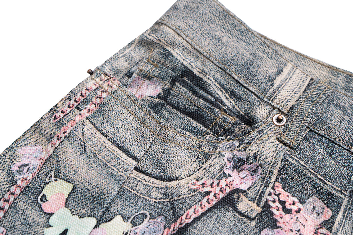 Candy Chain Washed | Baggy Jeans