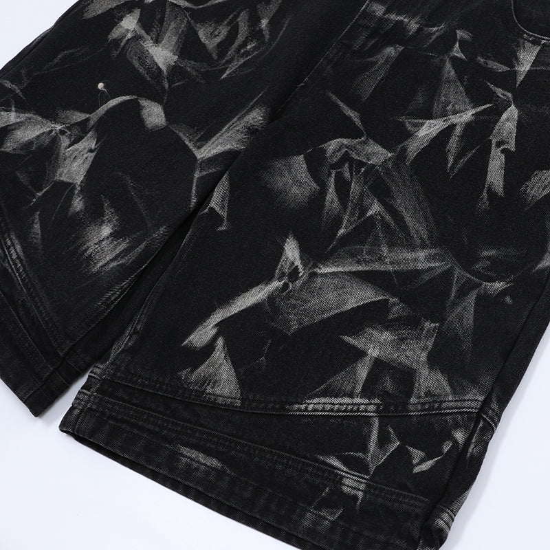 Washed Distressed | Denim Shorts