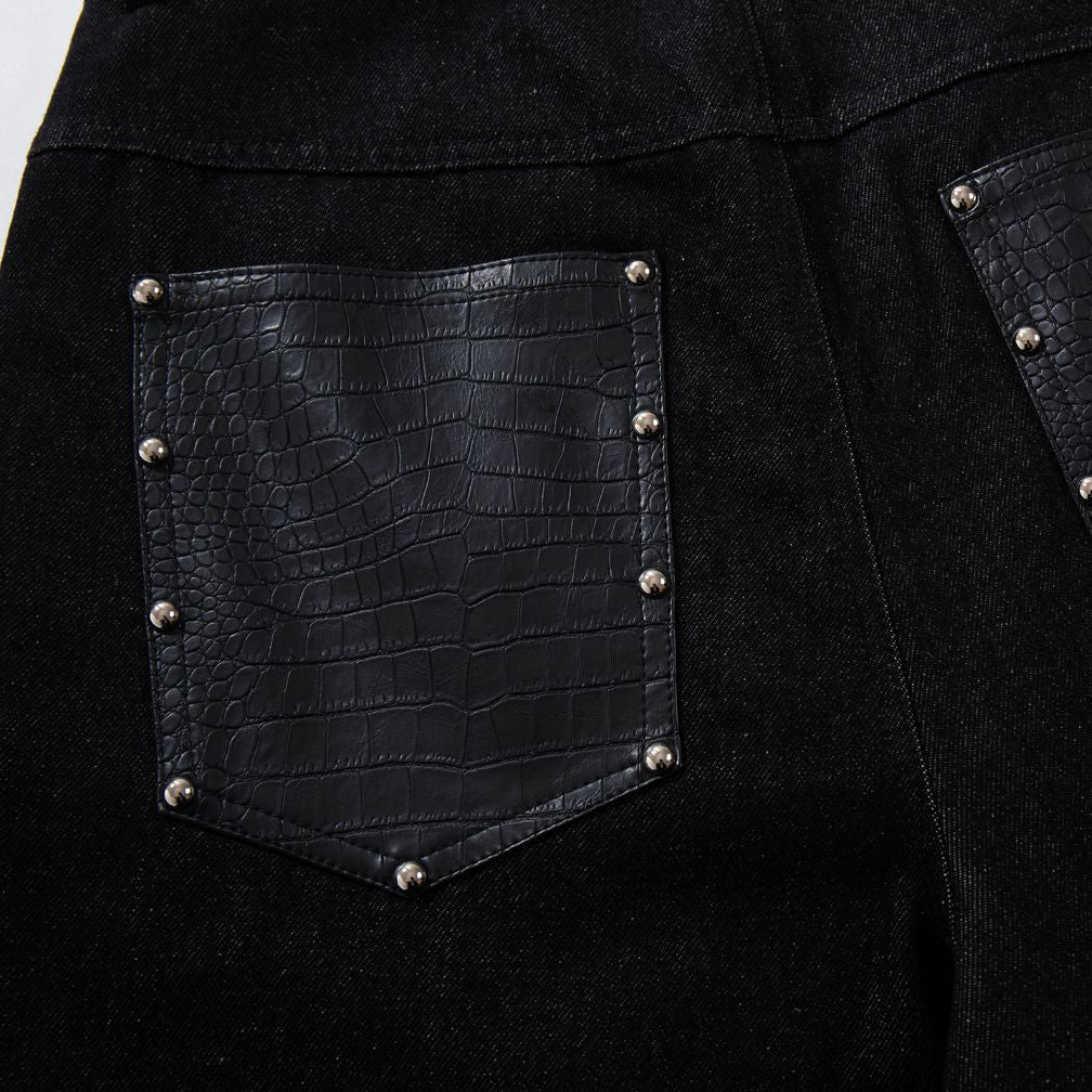 Venom Stitch Panel Jeans