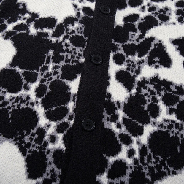Grim Fragment Cardigan Sweater