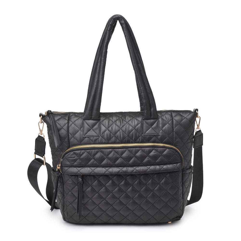Jayna Quilted Nylon Tote